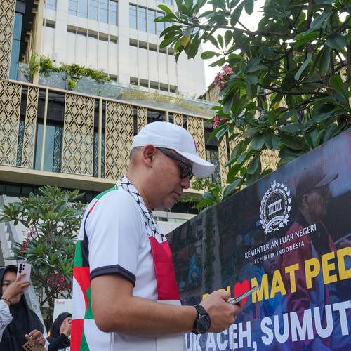 Race photo from WALK FOR PALESTINE