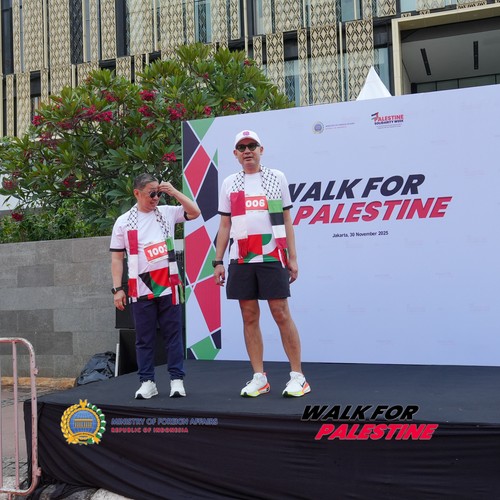 Race photo from WALK FOR PALESTINE