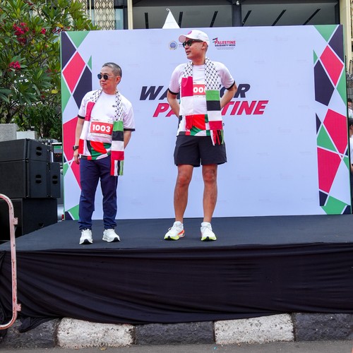 Race photo from WALK FOR PALESTINE