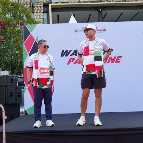 Race photo from WALK FOR PALESTINE