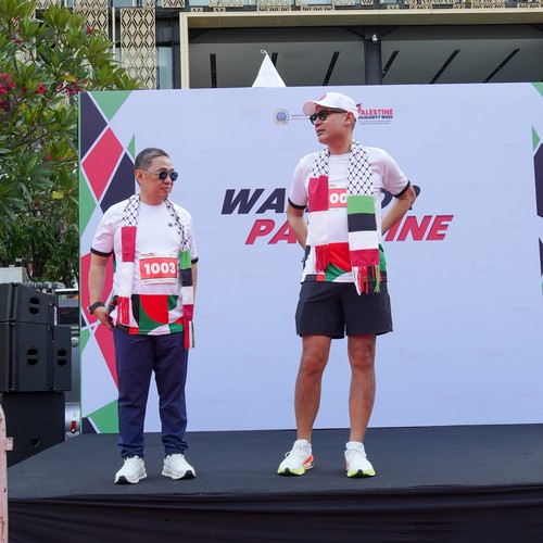 Race photo from WALK FOR PALESTINE