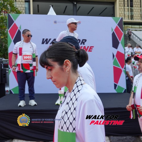 Race photo from WALK FOR PALESTINE