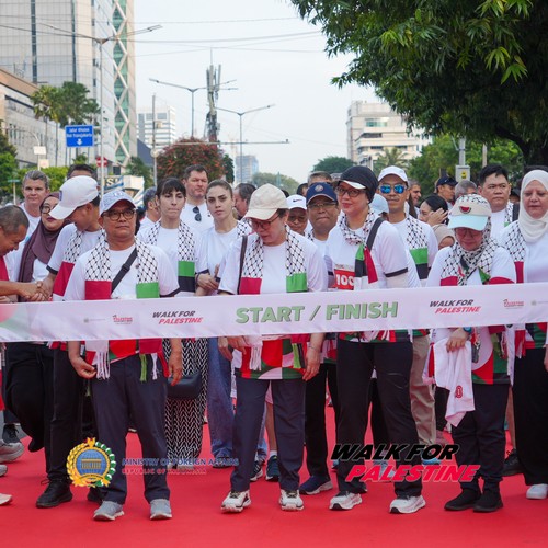 Race photo from WALK FOR PALESTINE