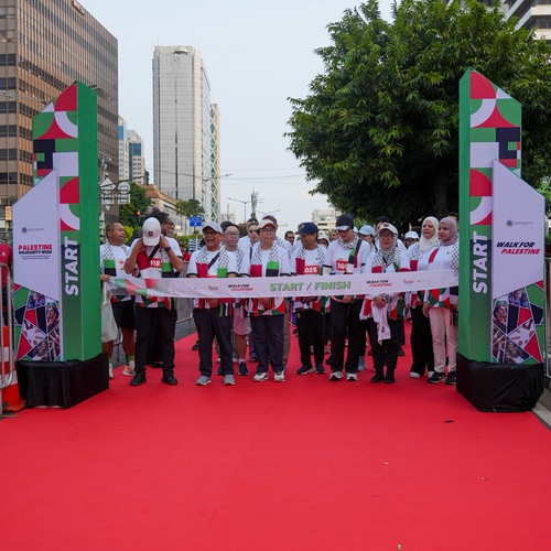 Race photo from WALK FOR PALESTINE