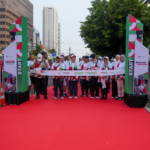 Race photo from WALK FOR PALESTINE