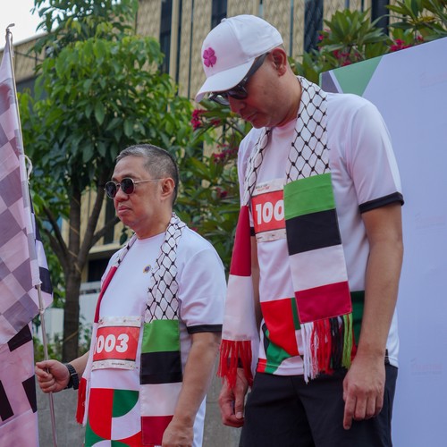 Race photo from WALK FOR PALESTINE