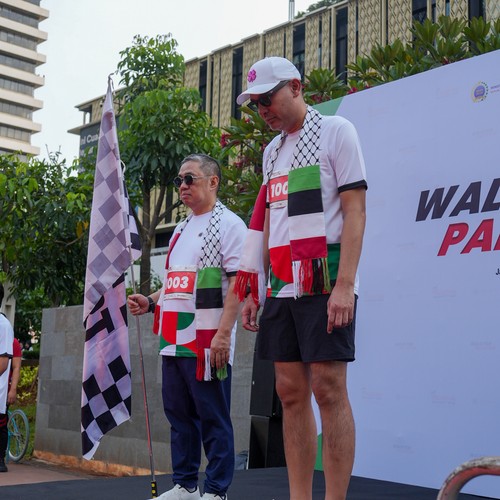Race photo from WALK FOR PALESTINE