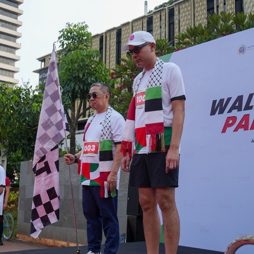 Race photo from WALK FOR PALESTINE