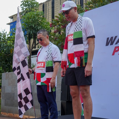 Race photo from WALK FOR PALESTINE