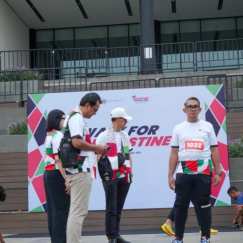 Race photo from WALK FOR PALESTINE