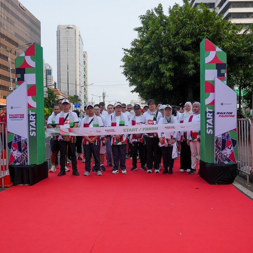 Race photo from WALK FOR PALESTINE