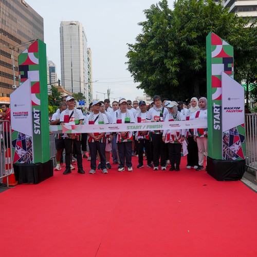 Race photo from WALK FOR PALESTINE