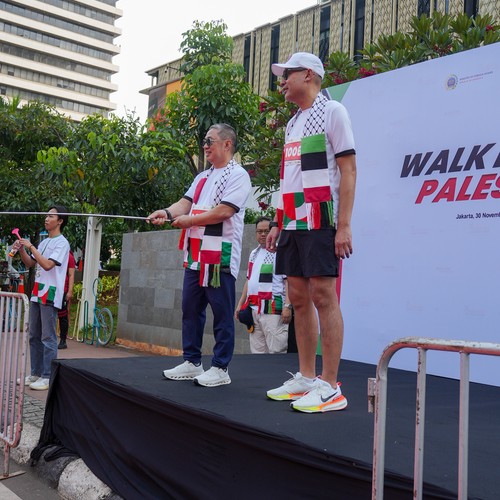 Race photo from WALK FOR PALESTINE