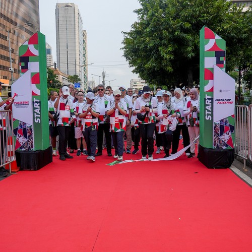 Race photo from WALK FOR PALESTINE