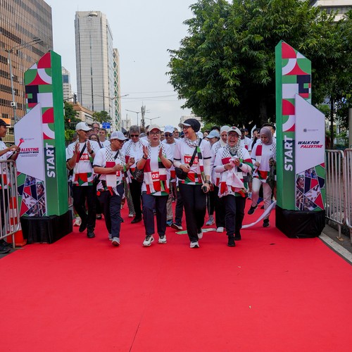 Race photo from WALK FOR PALESTINE