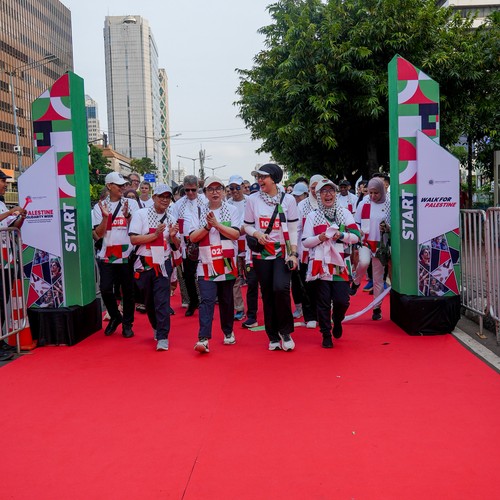 Race photo from WALK FOR PALESTINE