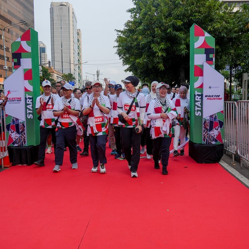 Race photo from WALK FOR PALESTINE