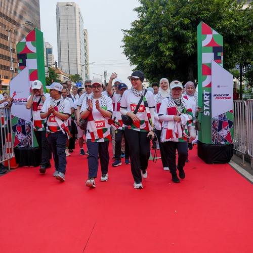 Race photo from WALK FOR PALESTINE