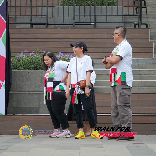 Race photo from WALK FOR PALESTINE