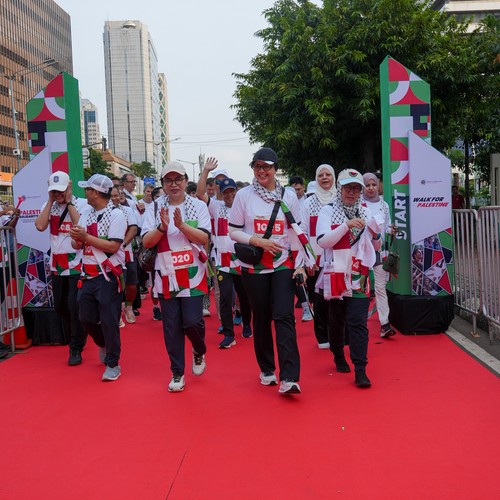 Race photo from WALK FOR PALESTINE