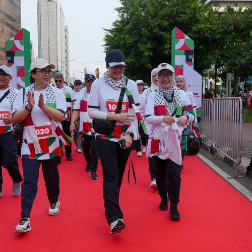 Race photo from WALK FOR PALESTINE