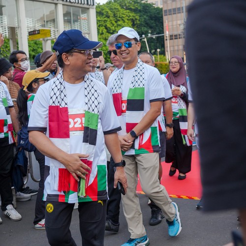 Race photo from WALK FOR PALESTINE