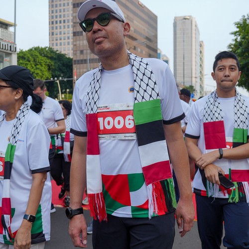 Race photo from WALK FOR PALESTINE