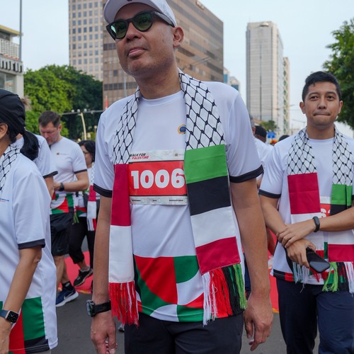 Race photo from WALK FOR PALESTINE