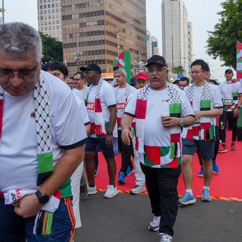 Race photo from WALK FOR PALESTINE