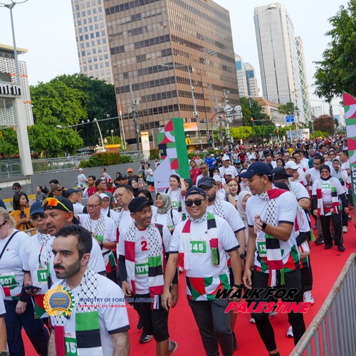 Race photo from WALK FOR PALESTINE