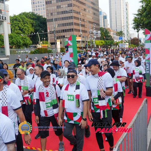 Race photo from WALK FOR PALESTINE
