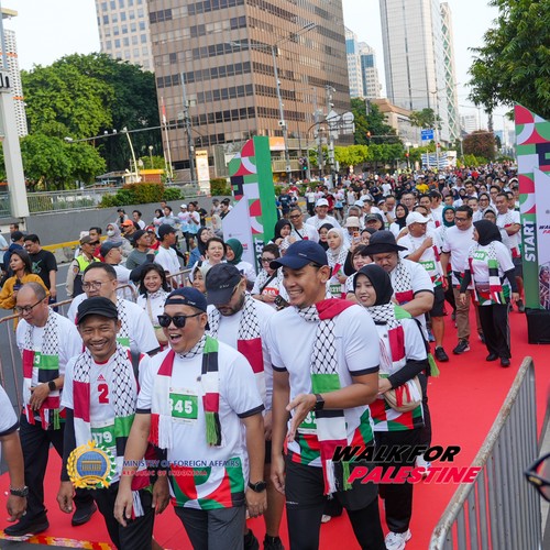 Race photo from WALK FOR PALESTINE