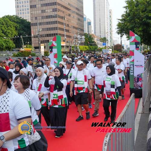 Race photo from WALK FOR PALESTINE