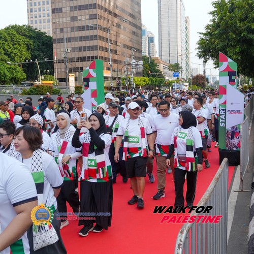 Race photo from WALK FOR PALESTINE