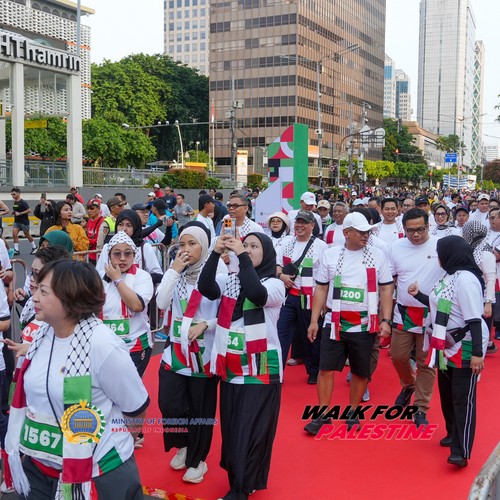Race photo from WALK FOR PALESTINE