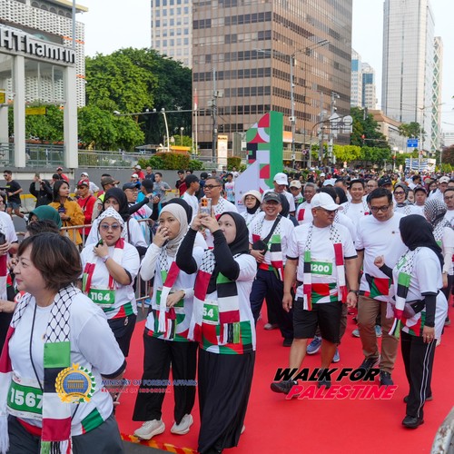Race photo from WALK FOR PALESTINE