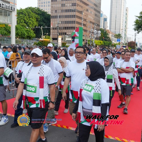 Race photo from WALK FOR PALESTINE