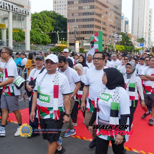 Race photo from WALK FOR PALESTINE