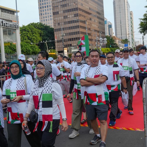 Race photo from WALK FOR PALESTINE
