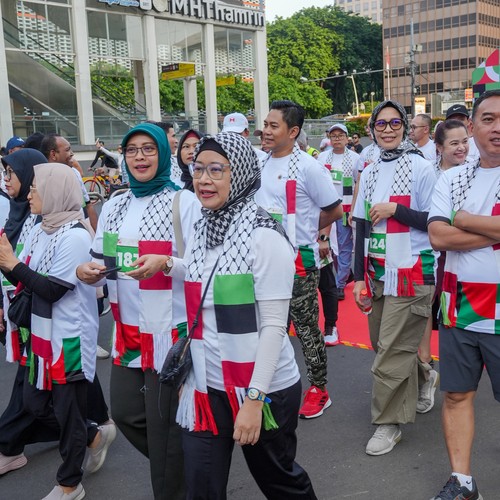 Race photo from WALK FOR PALESTINE