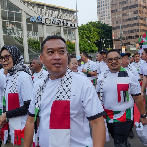 Race photo from WALK FOR PALESTINE