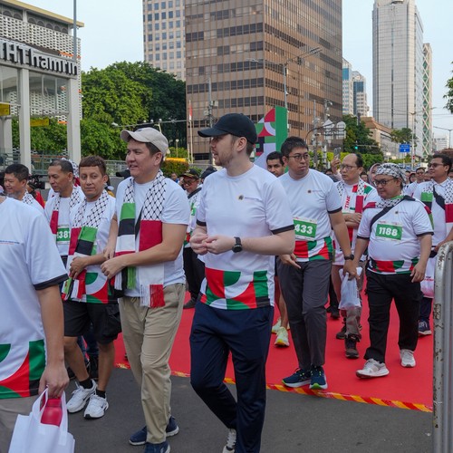 Race photo from WALK FOR PALESTINE