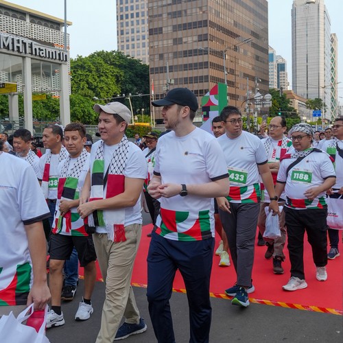Race photo from WALK FOR PALESTINE