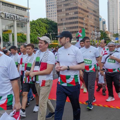 Race photo from WALK FOR PALESTINE