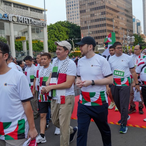 Race photo from WALK FOR PALESTINE