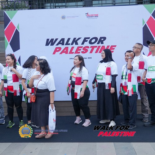Race photo from WALK FOR PALESTINE