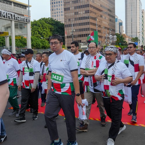 Race photo from WALK FOR PALESTINE