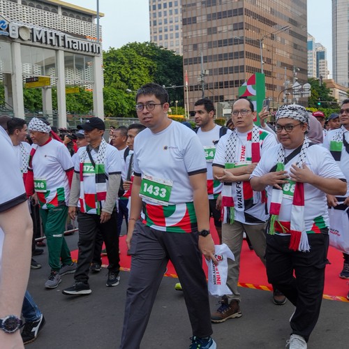 Race photo from WALK FOR PALESTINE
