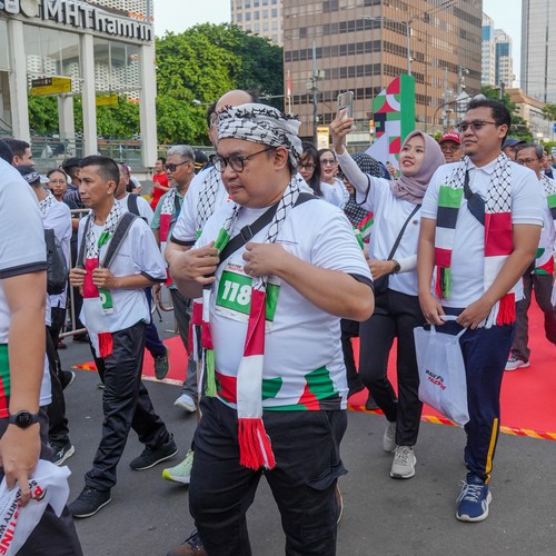 Race photo from WALK FOR PALESTINE