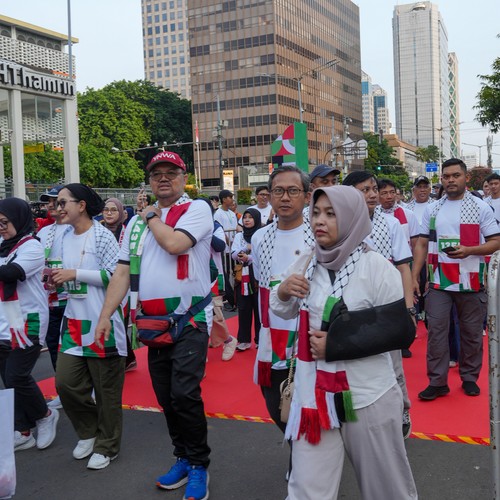Race photo from WALK FOR PALESTINE